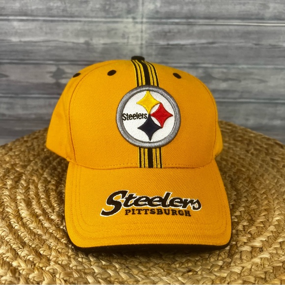 PITTSBURGH STEELERS Football VINTAGE Twins Enterprise Hat Hook Loop Cap NFL - Picture 2 of 12